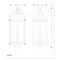 Z-Lite Roundhouse 1 Light Outdoor Post Mount Fixture, Black And Clear Seedy 569PHXL-BK - alternate 6